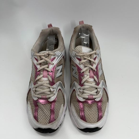 New Balance 530 Pink and White Chunky Sneakers - Picture 3 of 11